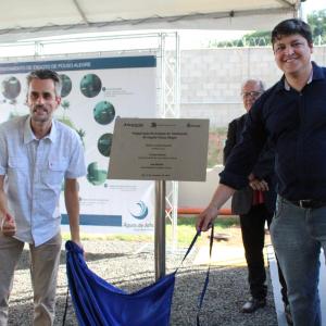 Imagem da notícia Prefeitura de Jahu e empresa Águas de Jahu inauguram Estação de Tratamento de Esgoto de Pouso Alegre