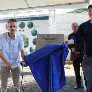 Imagem da notícia Prefeitura de Jahu e empresa Águas de Jahu inauguram Estação de Tratamento de Esgoto de Pouso Alegre