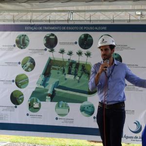 Imagem da notícia Prefeitura de Jahu e empresa Águas de Jahu inauguram Estação de Tratamento de Esgoto de Pouso Alegre