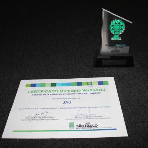 Imagem da notícia Prefeitura de Jahu recebe premiação em São Paulo