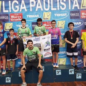Imagem da notícia Tênis de Mesa de Jahu conquista o terceiro lugar na 2ª etapa da Liga Paulista