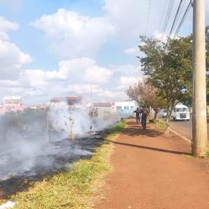 Imagem da notícia DEFESA CIVIL CONTROLA INCÊNDIO DE GRANDE PORTE