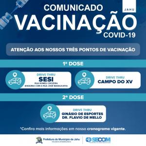 Imagem da notícia JAHU ANTECIPA VACINAÇÃO PARA ADULTOS COM 35 ANOS