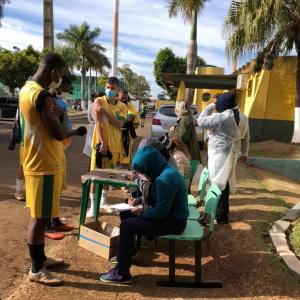 Imagem da notícia SAÚDE VACINA JOGADORES DO XV