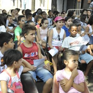 Imagem da notícia Secretaria de Cultura e Turismo leva teatro à Potunduva para celebrar o Dia das Crianças - FOTOS