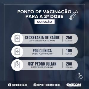 Imagem da notícia PREFEITURA ORGANIZA CORUJÕES DE VACINAÇÃO CONTRA A COVID-19