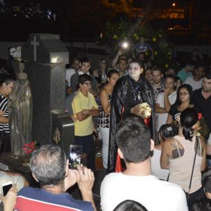 Imagem da notícia Passeio noturno de arte cemiterial ocorreu nessa sexta-feira em Jahu - FOTOS