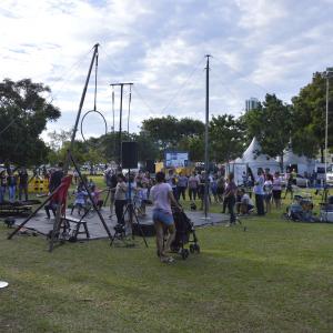 Imagem da notícia Circuito SESC de Artes ocorreu neste final de semana no Parque do Rio Jahu - FOTOS