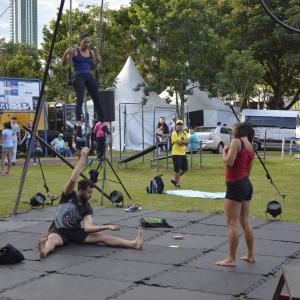 Imagem da notícia Circuito SESC de Artes ocorreu neste final de semana no Parque do Rio Jahu - FOTOS