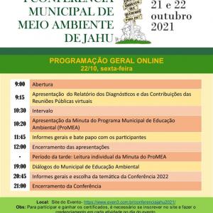 Imagem da notícia JAHU REALIZA PRIMEIRA CONFERÊNCIA MUNICIPAL DE MEIO AMBIENTE