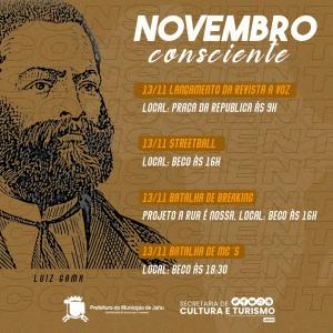 Imagem da notícia SECRETARIA DE CULTURA LANÇA LUZ À NEGRITUDE COM NOVEMBRO CONSCIENTE