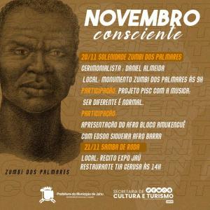 Imagem da notícia SECRETARIA DE CULTURA LANÇA LUZ À NEGRITUDE COM NOVEMBRO CONSCIENTE
