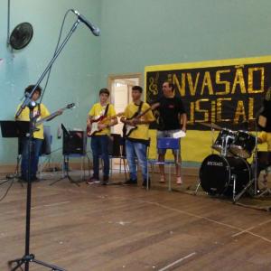 Imagem da notícia Projeto Guri faz apresentação com o “Projeto Invasão Musical” - FOTOS