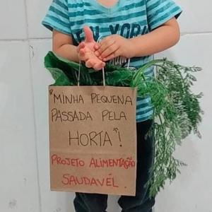 Imagem da notícia CRIANÇAS VISITAM HORTA DO BAIRRO FREI GALVÃO