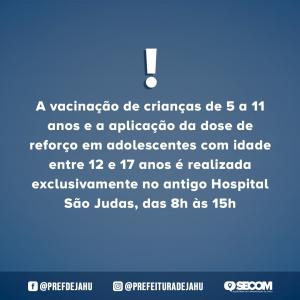 Imagem da notícia SAIBA ONDE SE VACINAR CONTRA A COVID-19