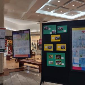 Imagem da notícia TRABALHOS DE ALUNOS DA REDE MUNICIPAL SÃO EXPOSTOS EM SHOPPING