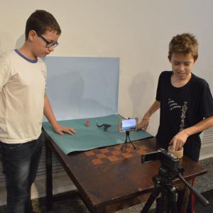 Imagem da notícia Pontos MIS: oficina de Stop Motion - FOTOS