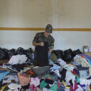 Imagem da notícia Fundo Social de Solidariedade realiza coleta nos postos de arrecadação da Campanha do Agasalho