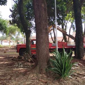 Imagem da notícia PREFEITURA DÁ SEQUÊNCIA A AÇÕES DE MANUTENÇÃO E REVITALIZAÇÃO DE PRAÇAS DA CIDADE