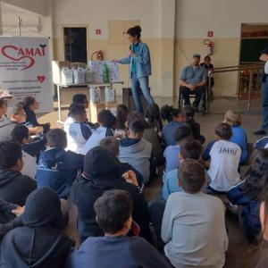 Imagem da notícia ESTUDANTES ARRECADAM MAIS DE 15 KG DE MATERIAIS RECICLÁVEIS PARA INSTITUIÇÕES ASSISTENCIAIS