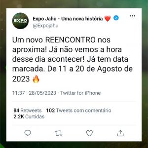 Imagem da notícia A EXPOJAHU 2023 TÁ CHEGANDO!
