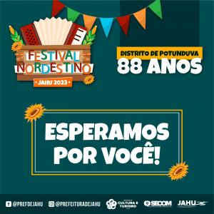 Imagem da notícia FESTIVAL NORDESTINO 2023 - ANIVERSÁRIO DE POTUNDUVA