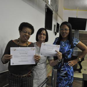 Imagem da notícia Fundo Social de Solidariedade realiza formatura do curso de Escola da Moda do Núcleo de Qualificação Profissional - FOTOS