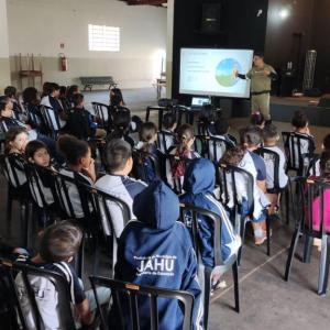 Imagem da notícia SEMANA NACIONAL DE TRÂNSITO - NO POUSO ALEGRE ESTUDANTES PARTICIPAM DE PALESTRA