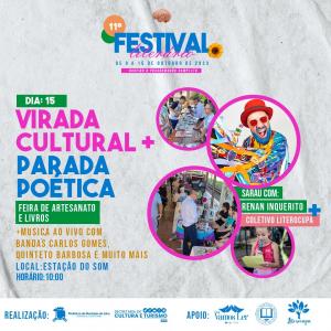 Imagem da notícia FESTIVAL LITERÁRIO - DE 9 A 15 DE OUTUBRO