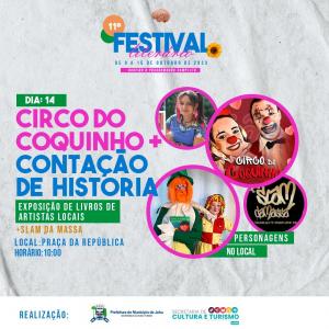 Imagem da notícia FESTIVAL LITERÁRIO - DE 9 A 15 DE OUTUBRO