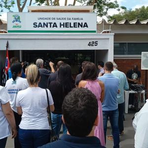 Imagem da notícia PREFEITURA REINAUGURA USF SANTA HELENA