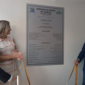 Imagem da notícia PREFEITURA REINAUGURA USF SANTA HELENA