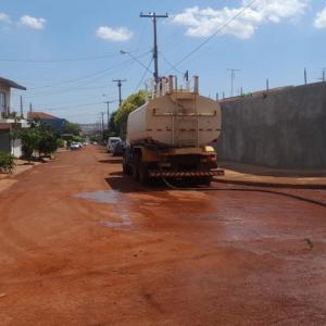 Imagem da notícia NOVO HORIZONTE - VIAS AFETADAS POR ENXURRADA PASSAM POR AVALIAÇÃO