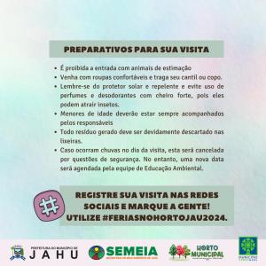 Imagem da notícia FÉRIAS NO HORTO - VISITE E FAÇA UM GOSTOSO PIQUENIQUE