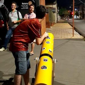 Imagem da notícia CURIOSIDADE SOBRE ASTRONOMIA LEVA MAIS DE 100 PESSOAS AO CEAJ NUMA ÚNICA NOITE