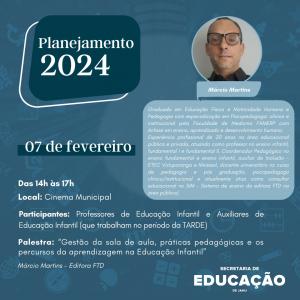 Imagem da notícia REUNIÕES DE PLANEJAMENTO ESCOLAR CONTINUAM