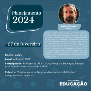 Imagem da notícia REUNIÕES DE PLANEJAMENTO ESCOLAR CONTINUAM