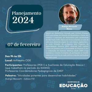Imagem da notícia REUNIÕES DE PLANEJAMENTO ESCOLAR CONTINUAM