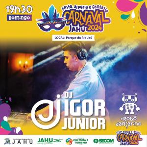 Imagem da notícia Nosso carnaval tá chegando!!! Serão 4 dias de muita festa, alegria e fantasia com atrações para toda a família.