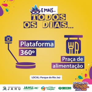 Imagem da notícia Nosso carnaval tá chegando!!! Serão 4 dias de muita festa, alegria e fantasia com atrações para toda a família.