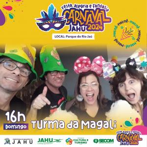 Imagem da notícia Nosso carnaval tá chegando!!! Serão 4 dias de muita festa, alegria e fantasia com atrações para toda a família.
