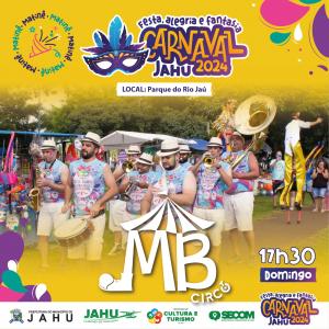 Imagem da notícia Nosso carnaval tá chegando!!! Serão 4 dias de muita festa, alegria e fantasia com atrações para toda a família.
