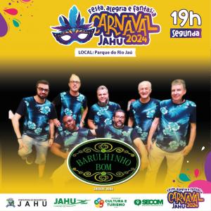 Imagem da notícia Nosso carnaval tá chegando!!! Serão 4 dias de muita festa, alegria e fantasia com atrações para toda a família.