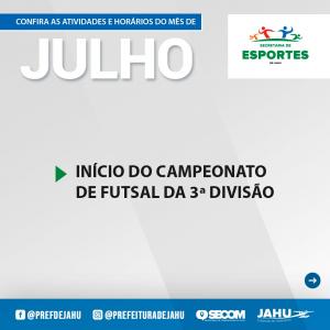 Imagem da notícia VAI TER MUITO ESPORTE AO LONGO DO ANO!