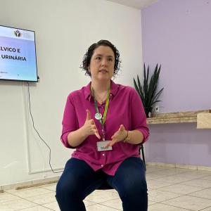 Imagem da notícia MARÇO PARA ELAS - MULHERES APRENDEM SOBRE FORTALECIMENTO DO ASSOALHO PÉLVICO