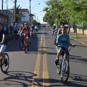 Imagem da notícia Alunos do Ensino Fundamental promovem passeio ciclístico em comemoração ao Dia Mundial sem Carro