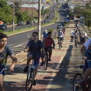 Imagem da notícia Alunos do Ensino Fundamental promovem passeio ciclístico em comemoração ao Dia Mundial sem Carro