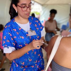 Imagem da notícia 'DIA D' DE VACINAÇÃO CONTRA PARALISIA INFANTIL É SUCESSO