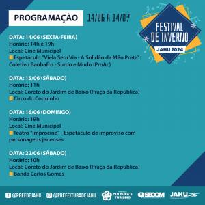 Imagem da notícia FESTIVAL DE INVERNO - 31ª EDIÇÃO