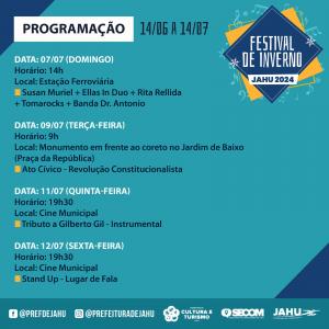 Imagem da notícia FESTIVAL DE INVERNO - 31ª EDIÇÃO